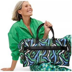 NWT Diane Von Furstenberg x Target Disco Fever Striped Weekender Bag